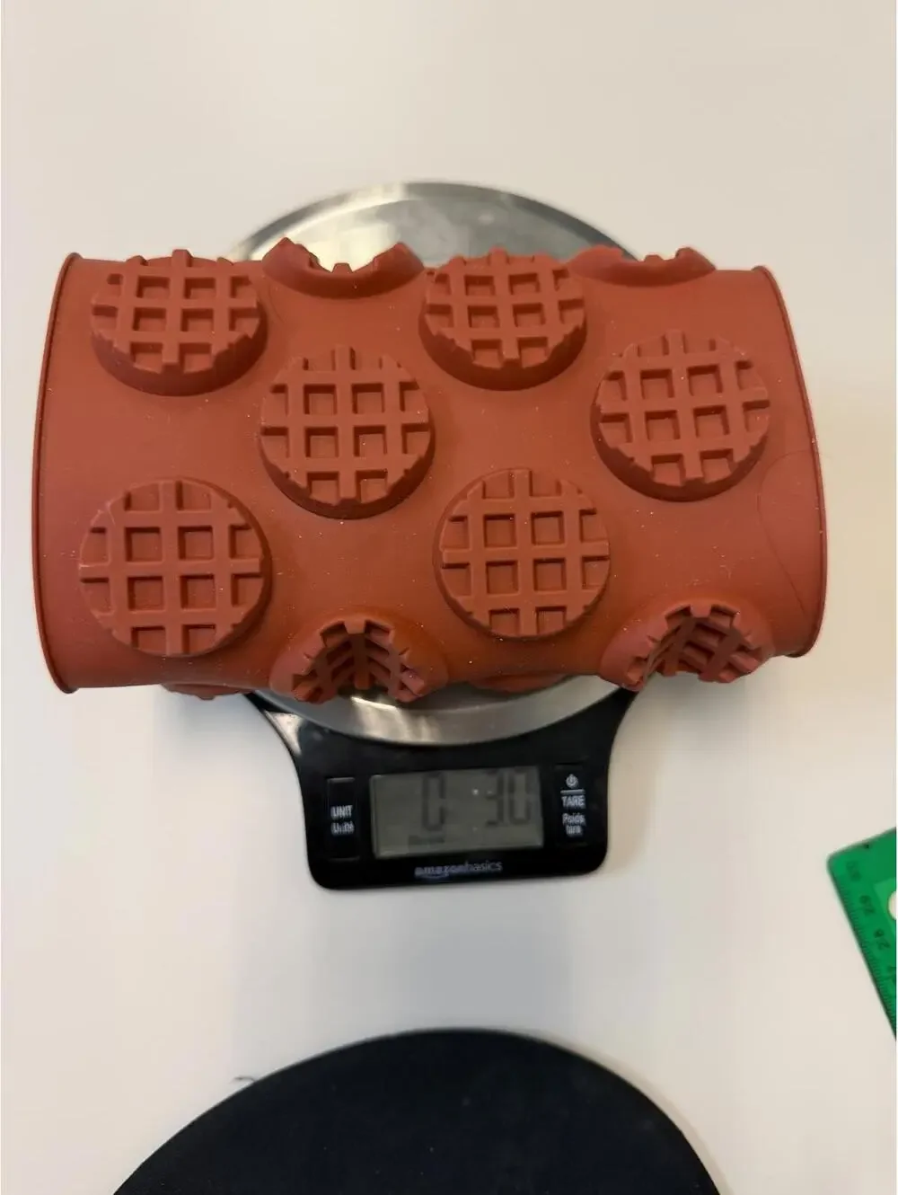 Baking Mold, 18 Cavity Silicone Waffle Mold Maker Cake